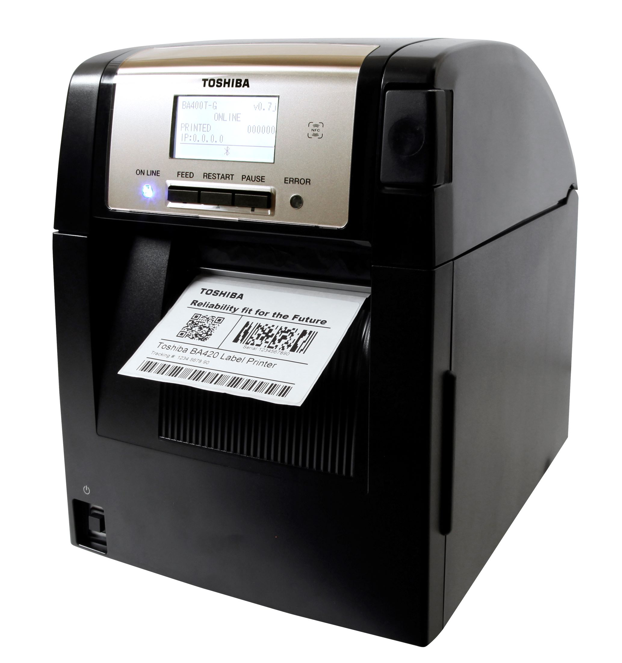 Toshiba BA420T Etikettendrucker 300dpi, Kunststoffgehäuse