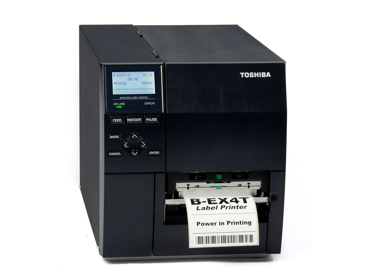 Toshiba B-EX4T1 Thermotransfer Etikettendrucker 300 dpi