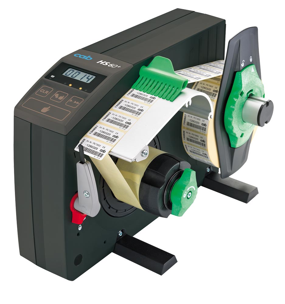 Etikettenspender cab HS60 Plus mit Display