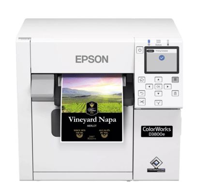 Epson ColorWorks D3800, Cutter, Display, USB, Ethernet